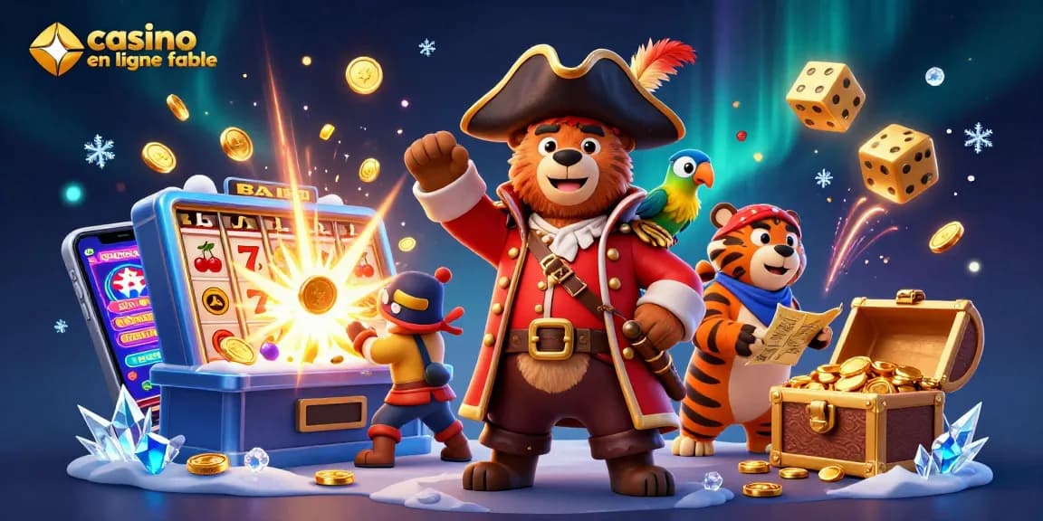 Jouez sur un casino en ligne fiable avec des jackpots explosifs et l'aventure du pirate.