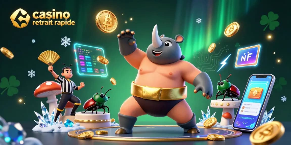 Obtenez des retraits rapides avec un casino retrait rapide rempli de pièces d'or et de crypto-monnaies.