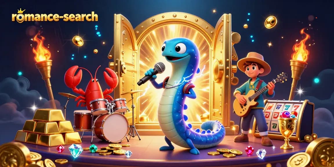 Win big at romance-search with vibrant 3D characters showcasing the underwater casino scene.