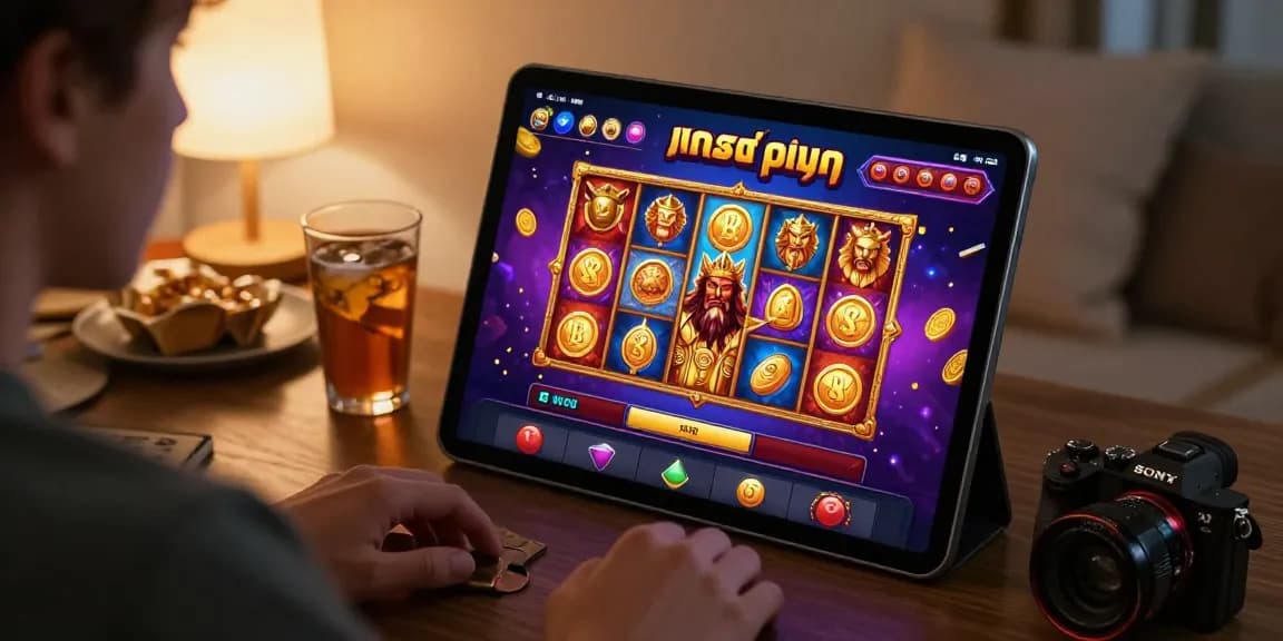 Engaging user playing on situs 888 with Zeus-themed slot machines and vibrant graphics.