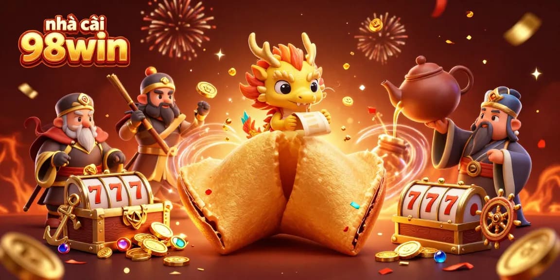 Engage with exciting slots at nhà cái 98win, featuring vibrant golden elements and dynamic gameplay.