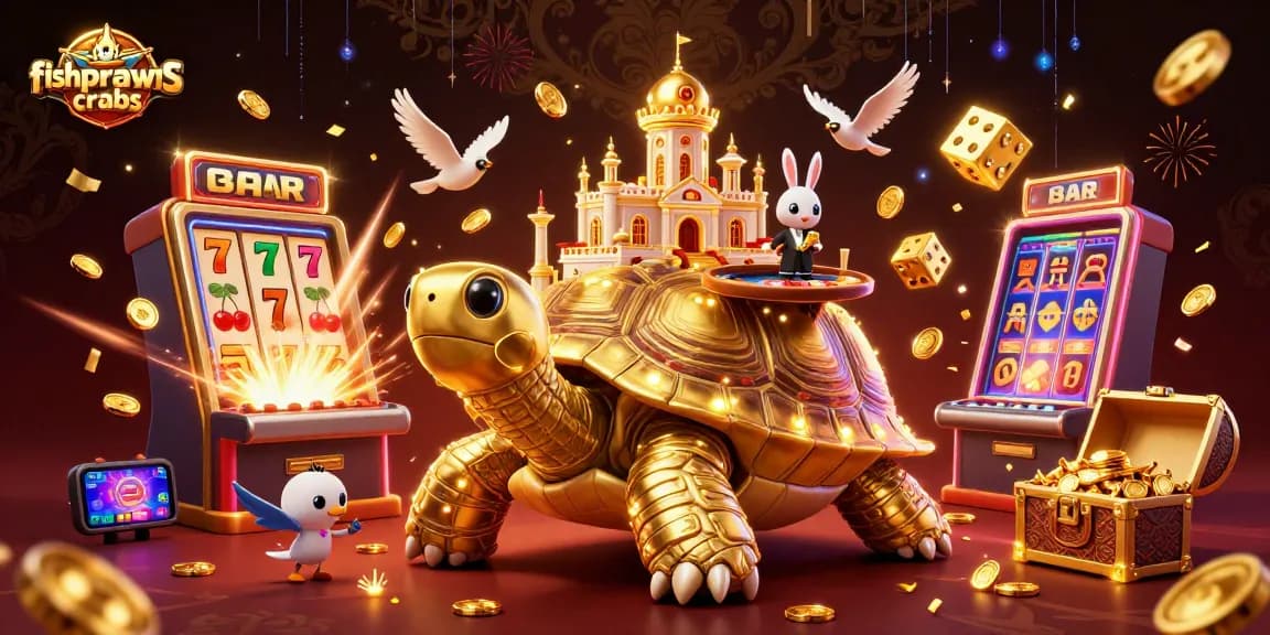Experience the excitement of fishprawncrabs with colorful casino games and vibrant animations exploding around you.