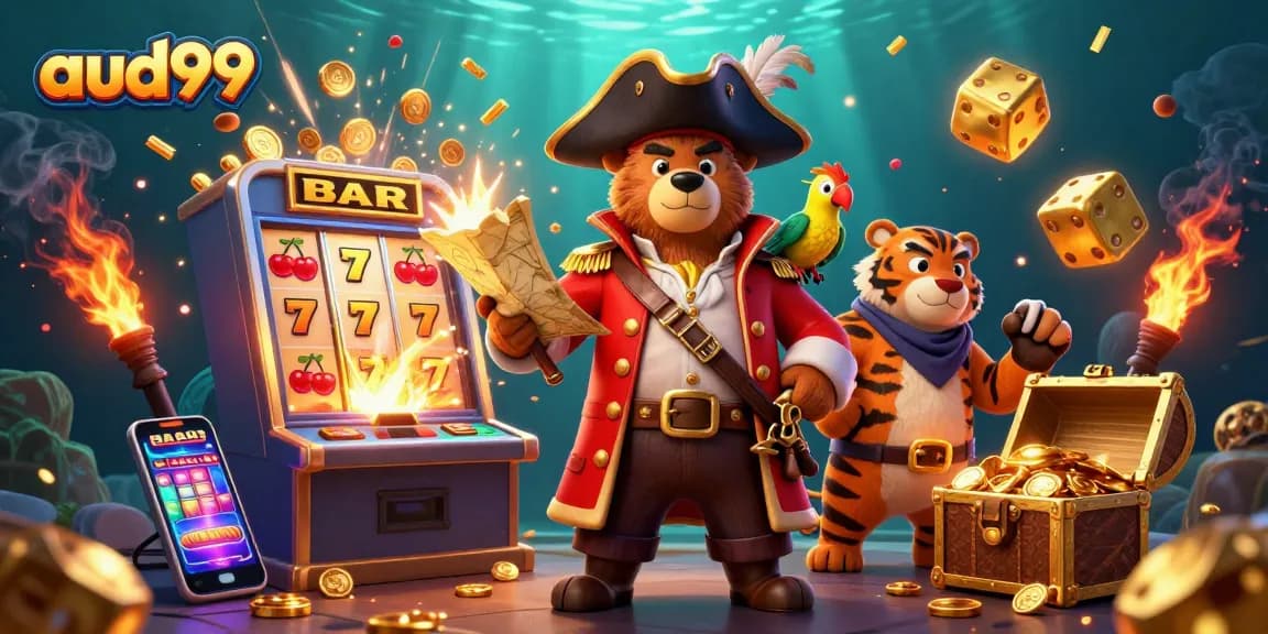 Experience thrilling moments at aud99 online casinos with pirates and jackpot slots galore!