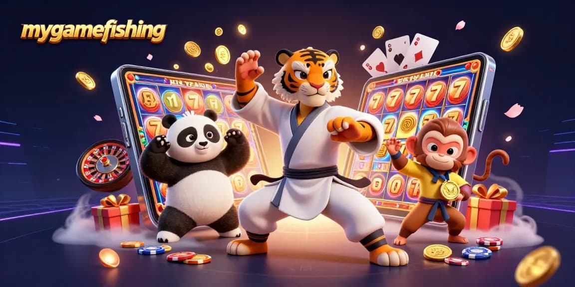 Experience winning excitement with mygamefishing as master tiger and friends capture jackpot moments.
