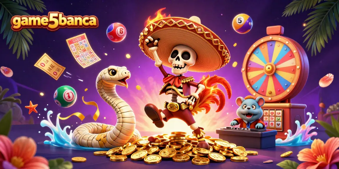Delve into exciting wins and thrilling gameplay at game5banca with vibrant characters and lottery elements.