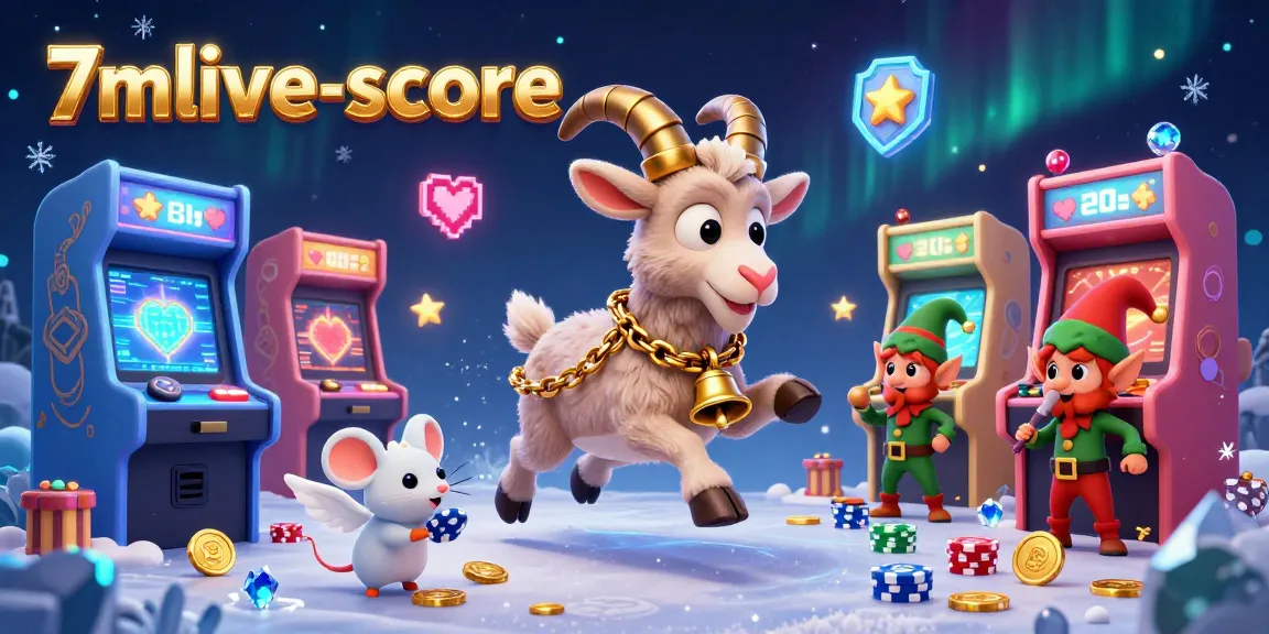 Experience the thrilling charm of festive gaming with 7mlive-score and enchanting characters in a holiday casino.
