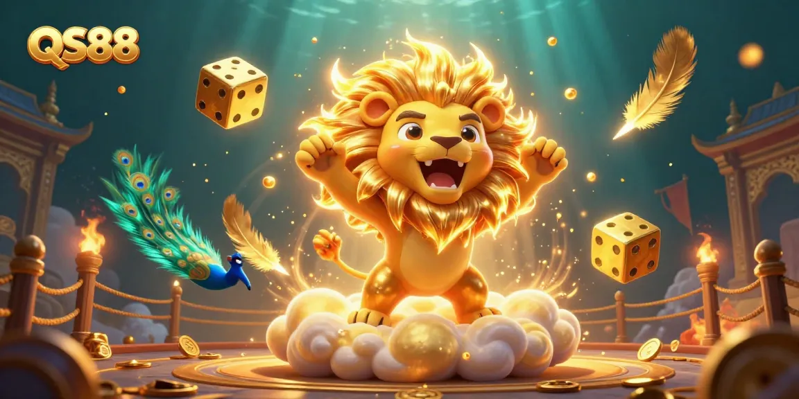 Experience the thrilling world of QS88 with vibrant characters and dynamic casino elements.