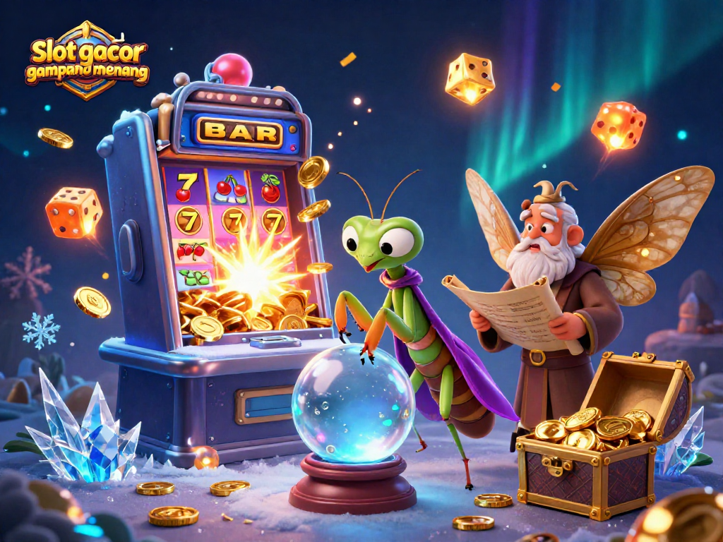Experience slot gacor gampang menang with mystical characters and vivid casino elements bursting with energy.