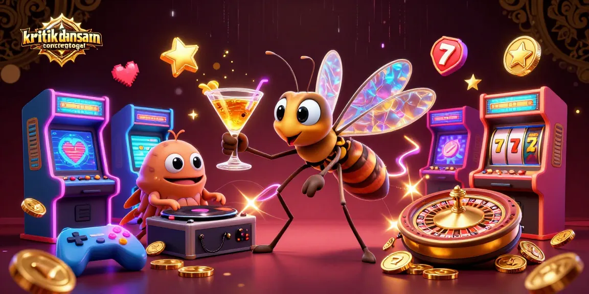 Engage in thrilling gameplay with kritikdansarancongtogel's vibrant 3D casino scene featuring dynamic characters.