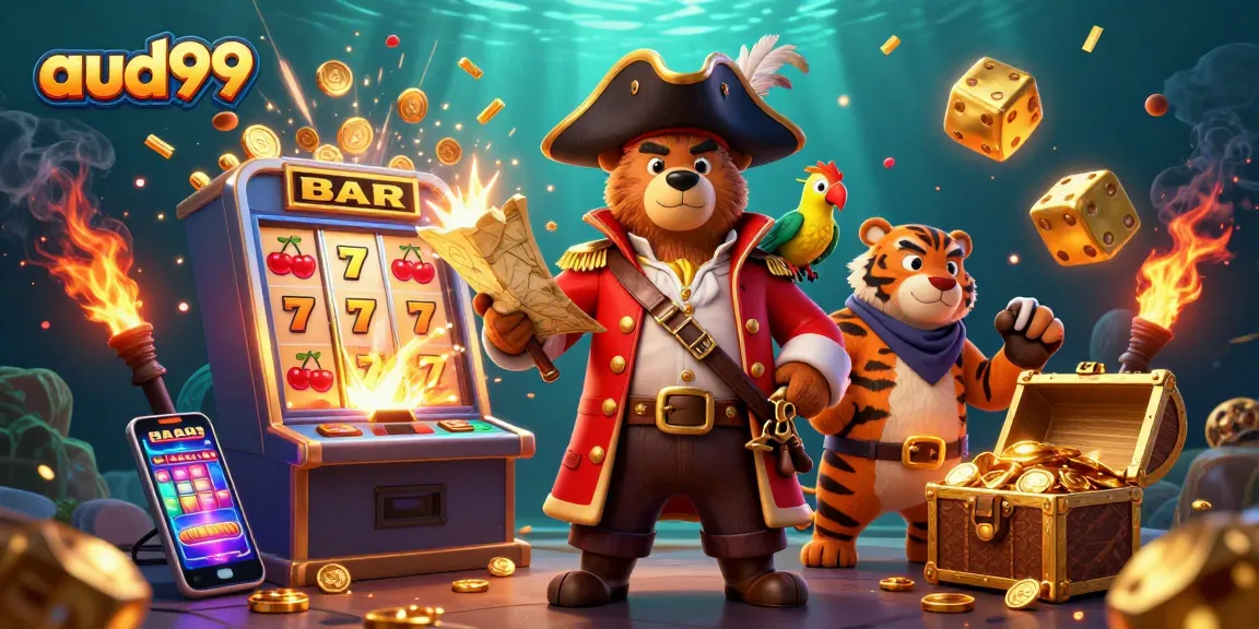 Experience thrilling moments at aud99 online casinos with pirates and jackpot slots galore!