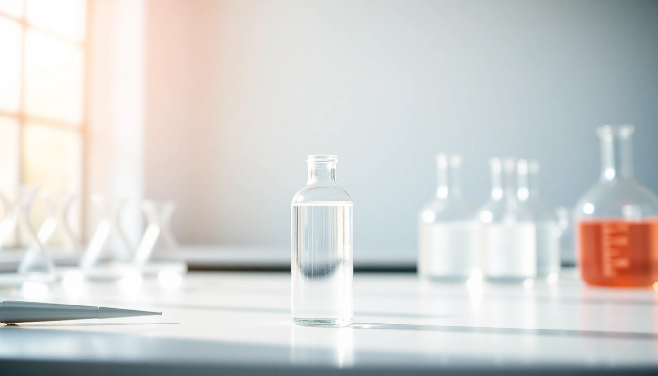 High-purity dmso organic solution showcased in a bright laboratory setting.