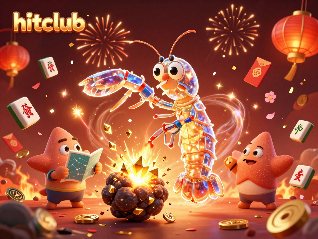 Join the hitclub and explore a galactic adventure with vibrant casino elements and characters.