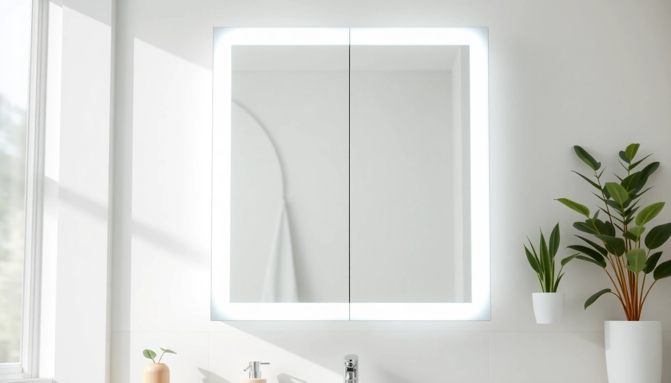 Entdecken Sie badezimmer spiegelschränke beleuchtung mit modernem Design und sanfter Beleuchtung.