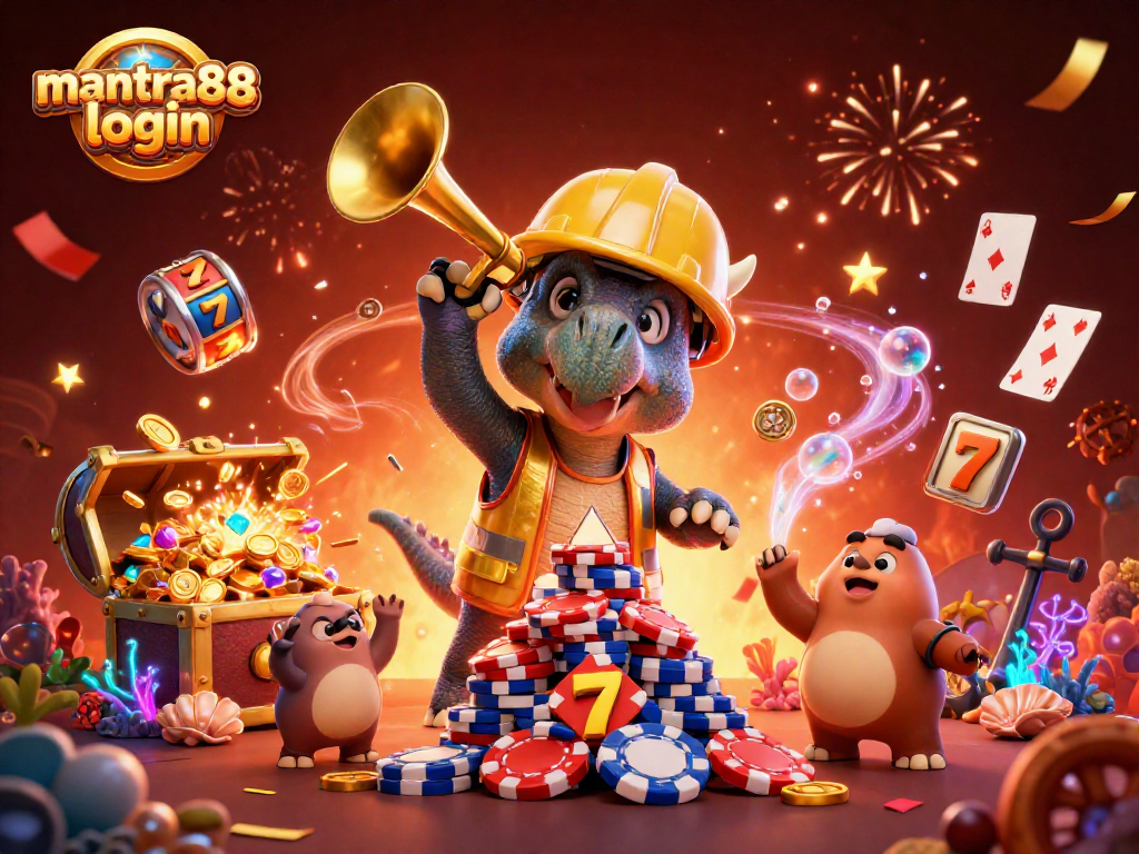 Experience thrilling wins at mantra88 login with engaging gaming elements and vibrant celebration.