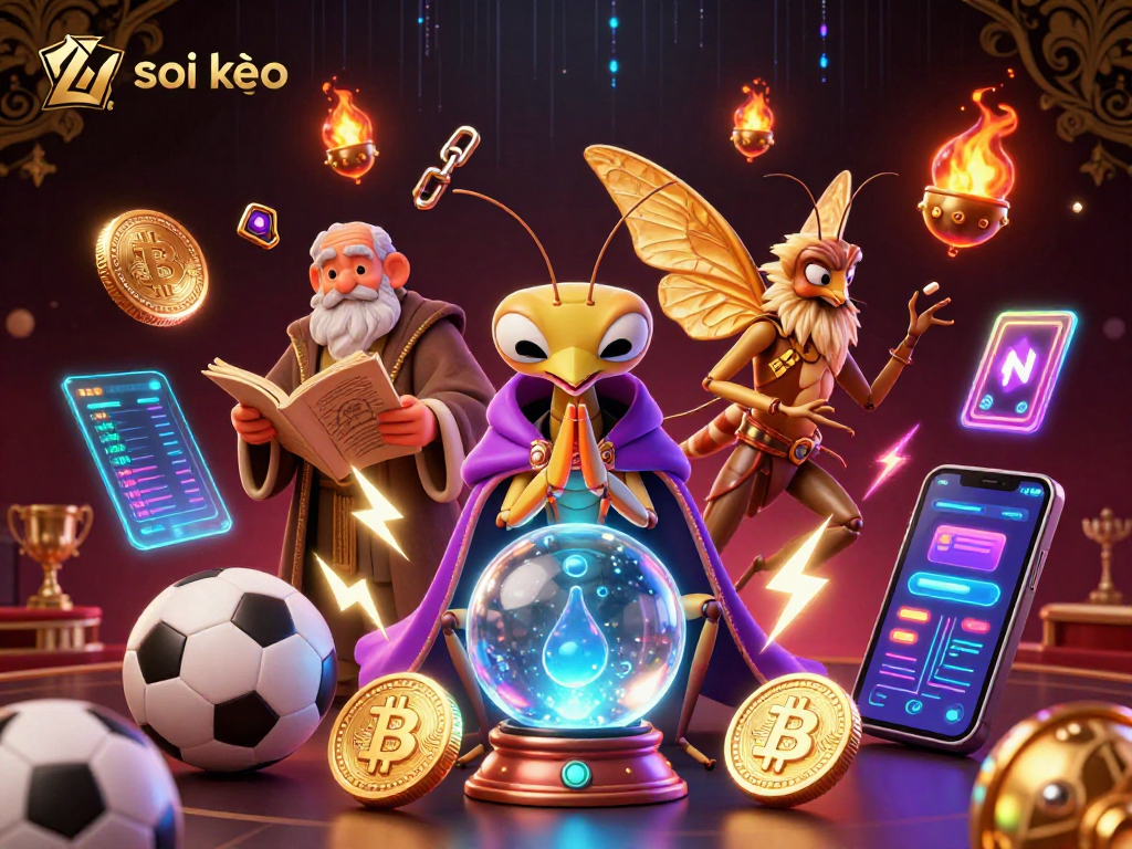 Bet on soi kèo for thrilling sports predictions with this dynamic casino scene.