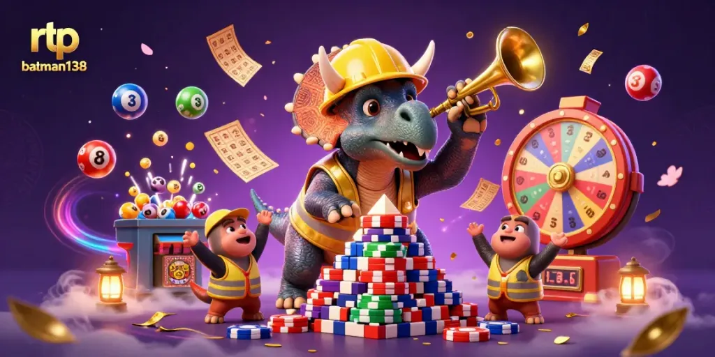 Menyusuri rtp batman138 dengan triceratops membangun poker chip, mengelilingi lotere dan kebahagiaan.
