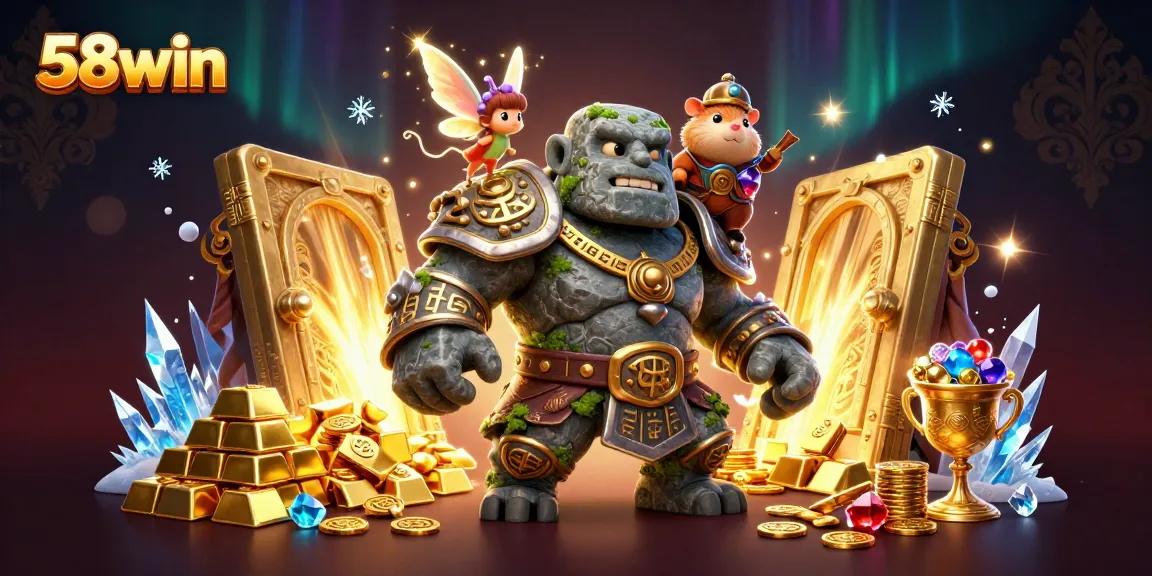 Experience exhilarating wins at 58win with enchanting illustrations of magical casino adventures.