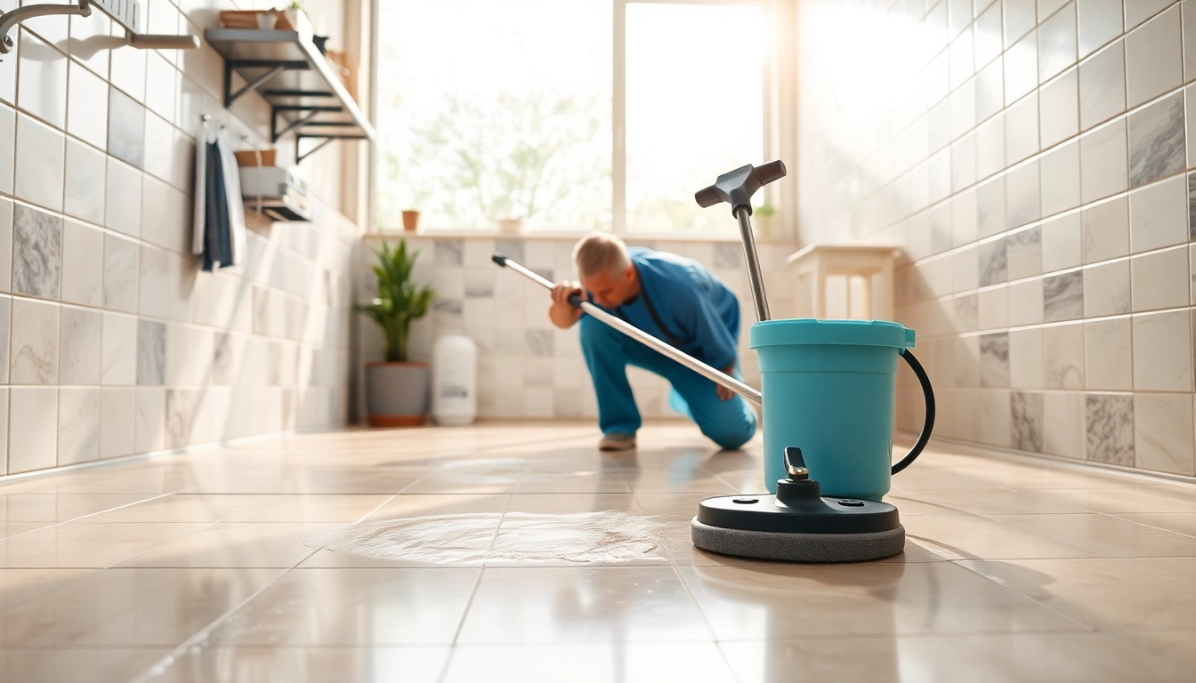 Enhancing the appeal of tile cleaning Roseville CA with a professional service in action.