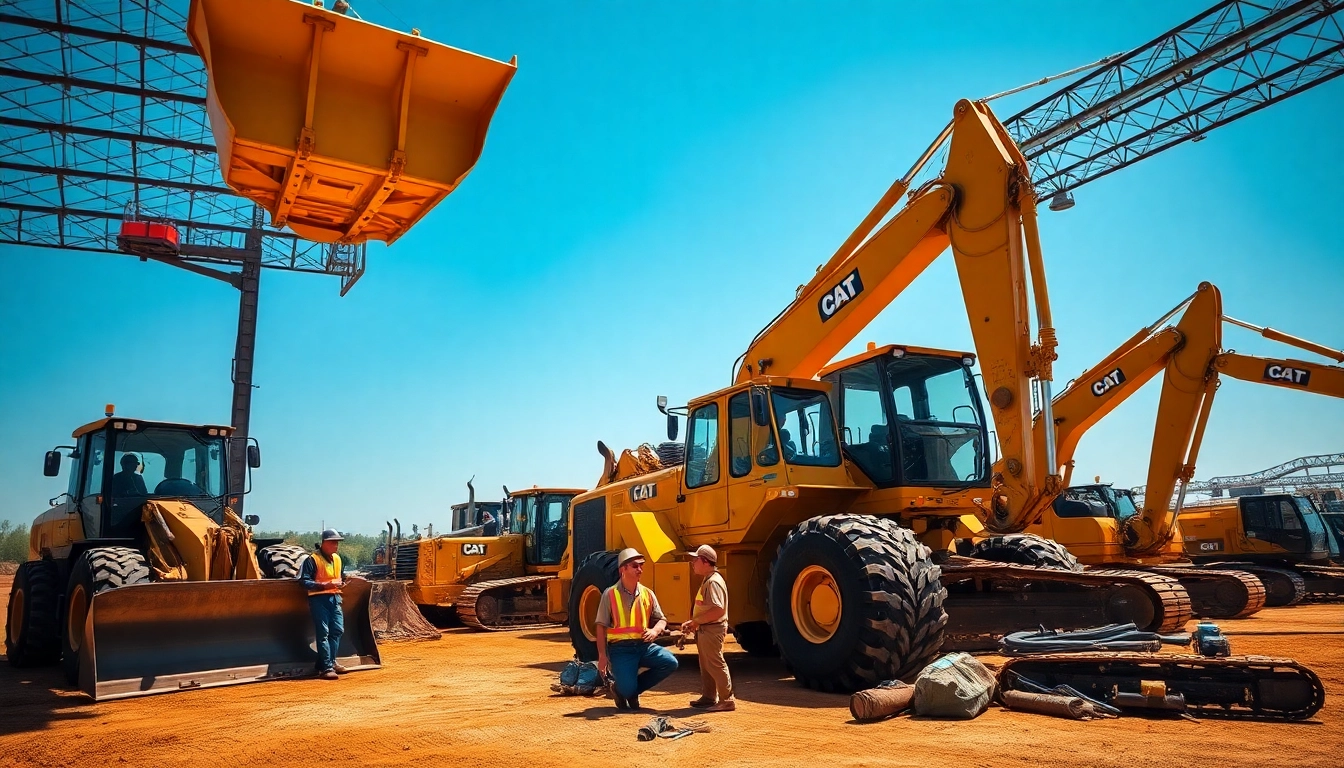 Discover flathead equipment rental showcasing various industrial machines in a dynamic work setting.